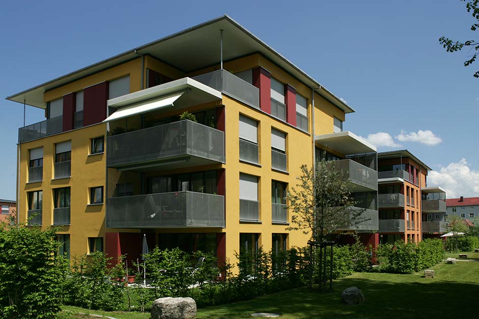 Bild zum Projekt Wohnen am Hofgarten, Kempten