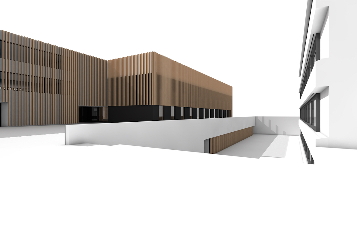 Bild zum Projekt Neubau Dreifachturnhalle sowie Umbau und Erweiterung Anne-Frank-Gymnasium Erding