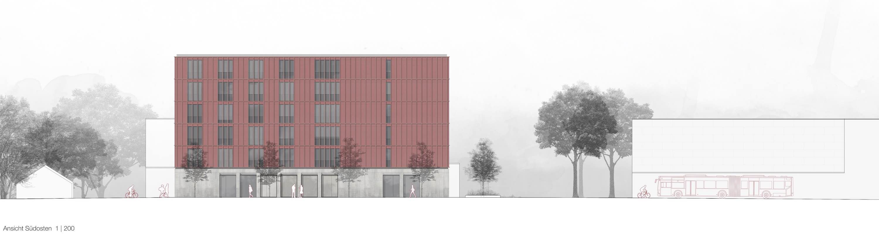 Bild zum Projekt Neubau Schülerwohnheim Biberach