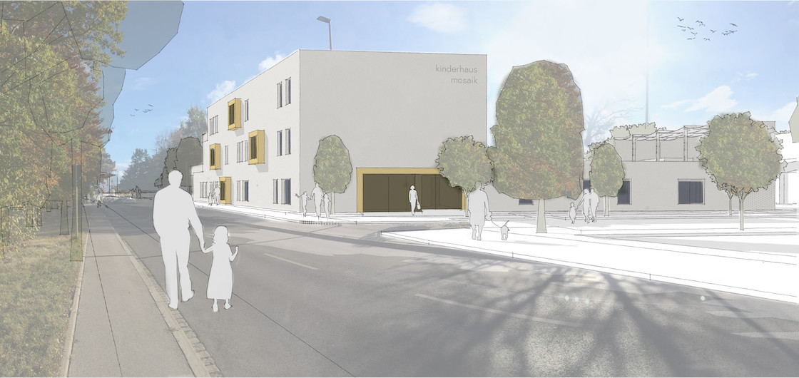 Bild zum Projekt Verhandlungsverfahren Neubau Kinderhaus Neugablonz