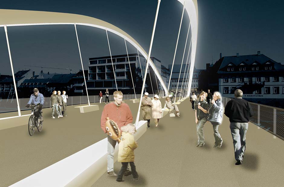 Bild zum Projekt Wettbewerb Kettenbrücke, Bamberg