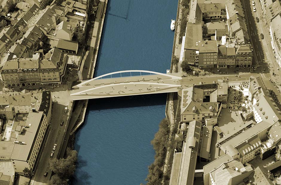 Bild zum Projekt Wettbewerb Kettenbrücke, Bamberg