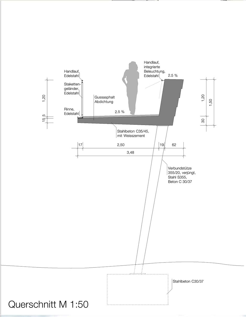 Bild zum Projekt Wettbewerb Fußgängerüberführung Bahnhof Samedan, Cho d' Punt (Schweiz)