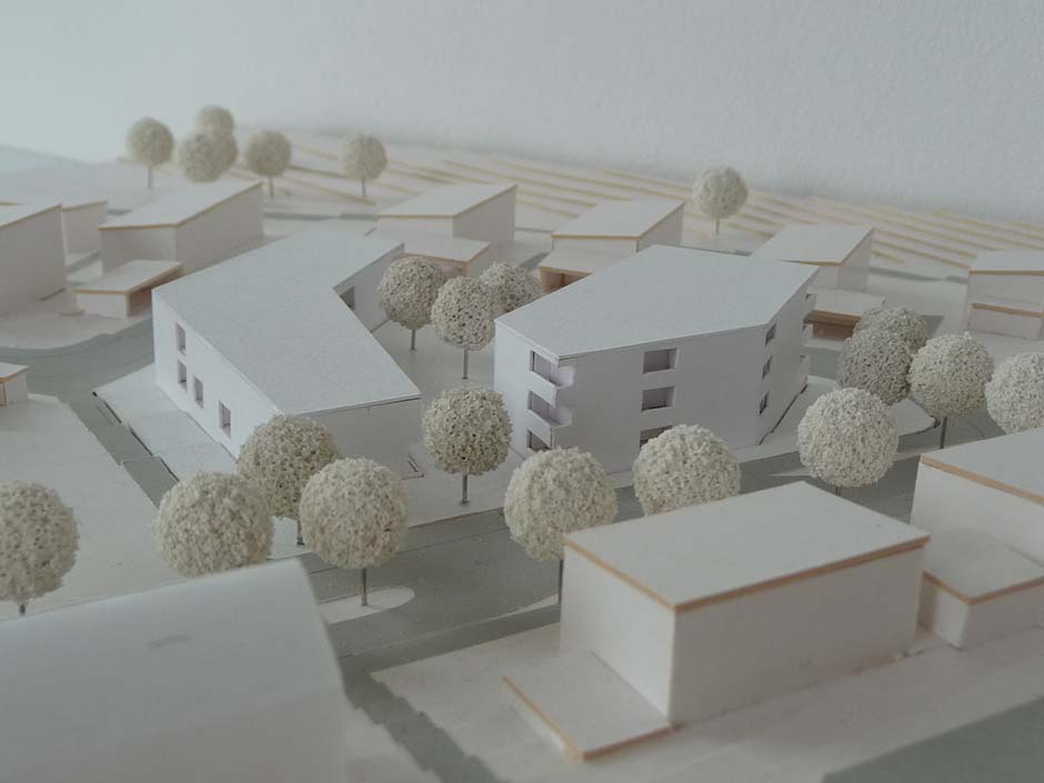 Bild zum Projekt Mehrfachbeauftragung Mietwohnungsbebauung 'Auf der Ludwigshöhe', Kempten