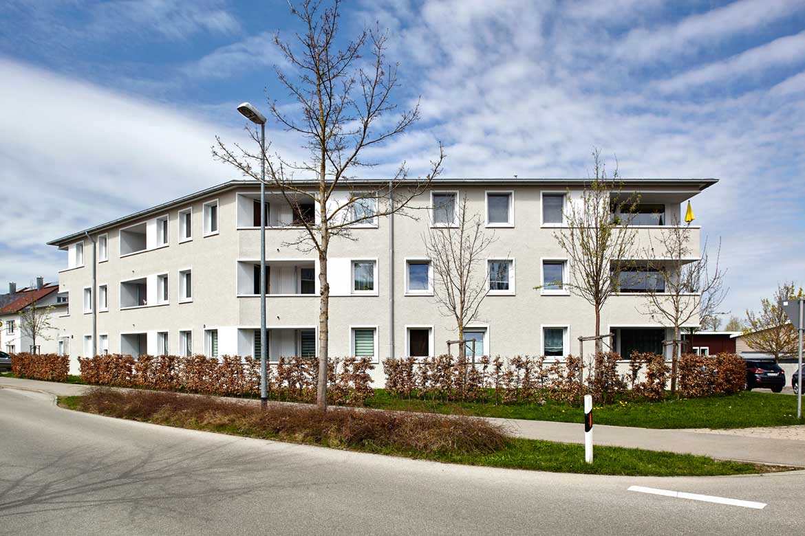 Bild zum Projekt Mehrfachbeauftragung Mietwohnungsbebauung 'Auf der Ludwigshöhe', Kempten