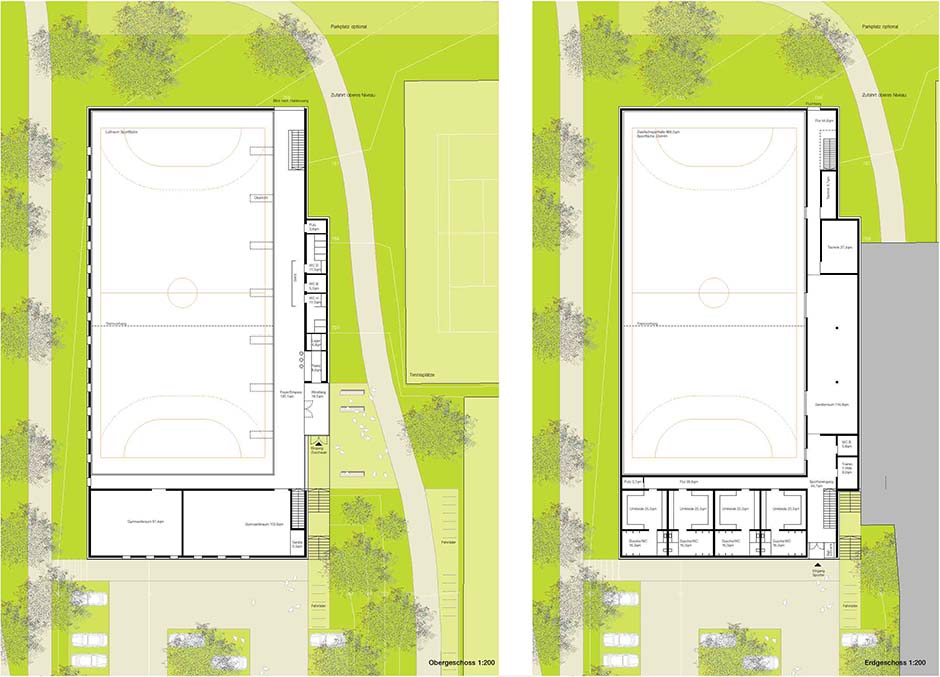 Bild zum Projekt Mehrfachbeauftragung Sporthalle Haldenwang