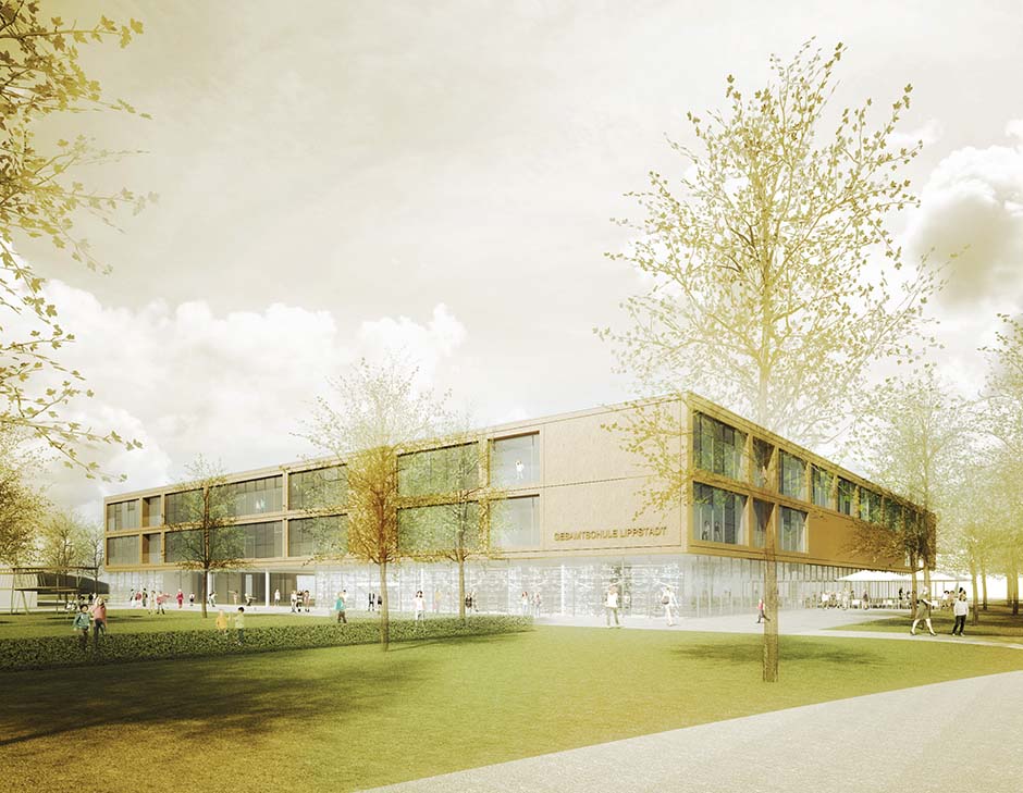 Bild zum Projekt Wettbewerb Gesamtschule mit Sporthalle, Lippstadt