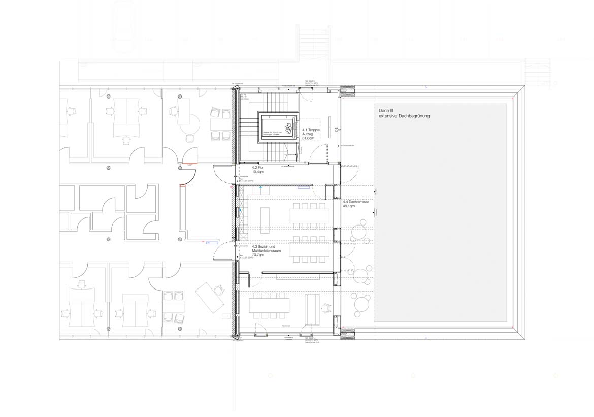 Bild zum Projekt Erweiterung Haus der Milch, Bauteil B3