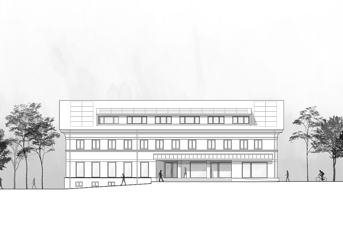 Praesentationsplaene Bild zum Projekt Wohn- und Geschäftshaus R7, Waltenhofen