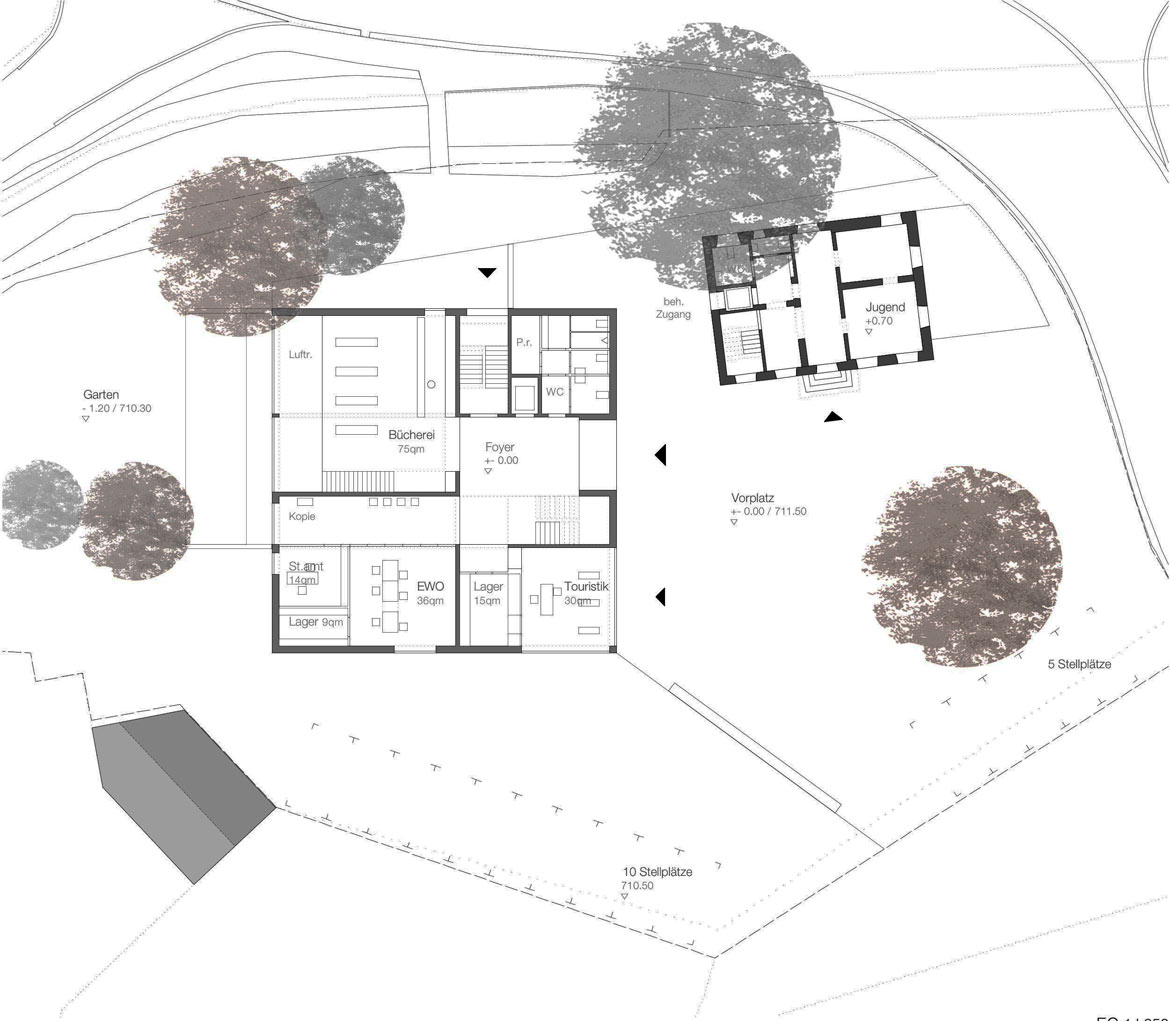 Bild zum Projekt Verhandlungsverfahren Neubau des Bürgerzentrums Sulzberg