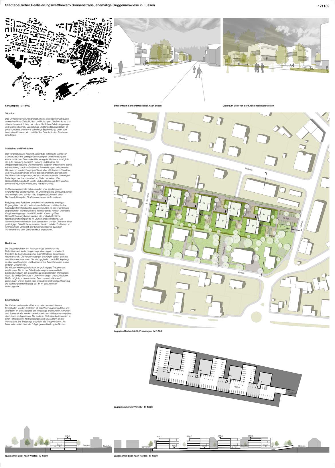 Bild zum Projekt Wettbewerb Sonnenstraße, ehemalige Guggemoswiese in Füssen