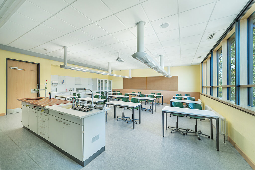 Bild zum Projekt Generalsanierung der staatlichen Realschule Obergünzburg (Alt- und Zwischenbau)