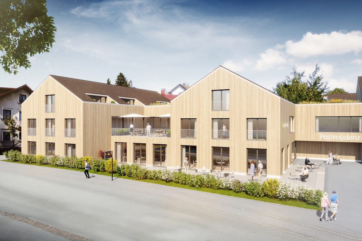 Bild zum Projekt Neubau Postresidenz Altusried