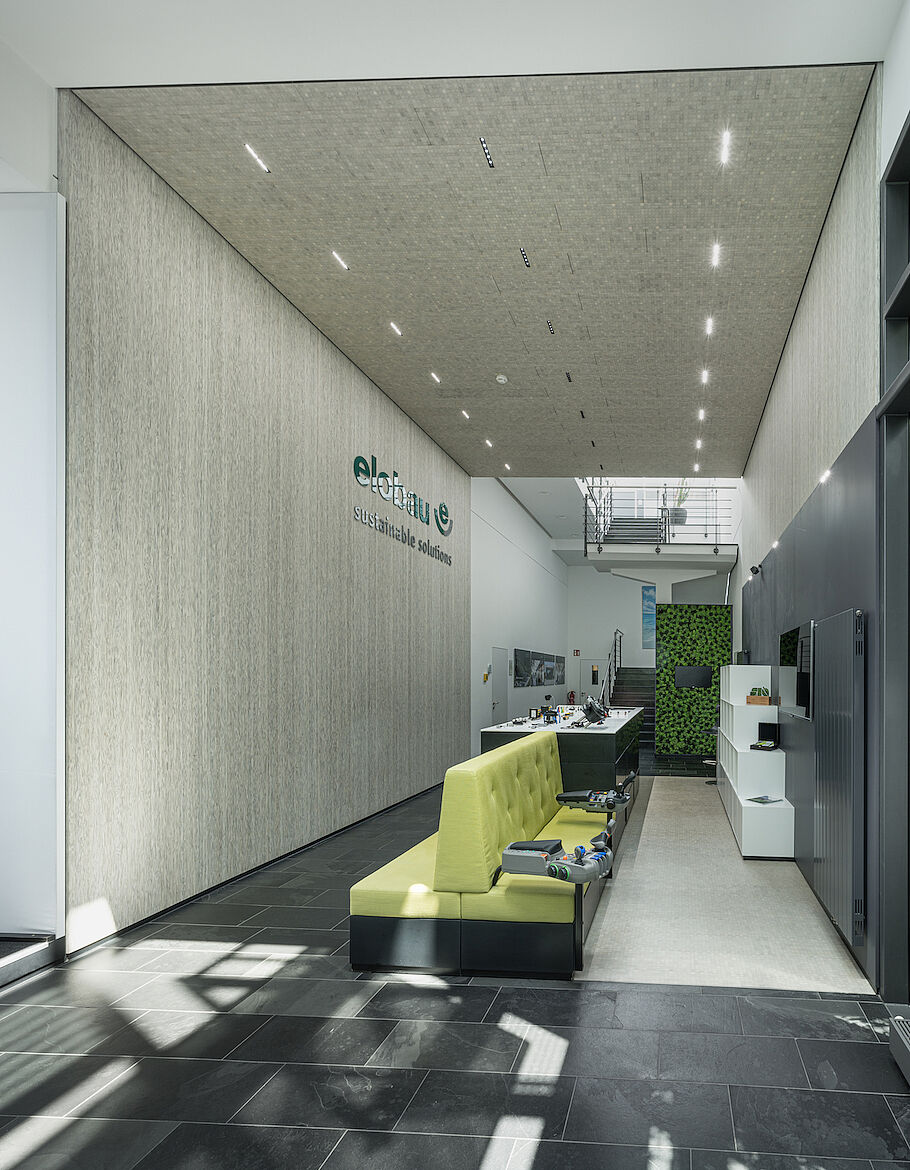 Bild zum Projekt Umbau Foyer Werk I, Fa. elobau Leutkirch