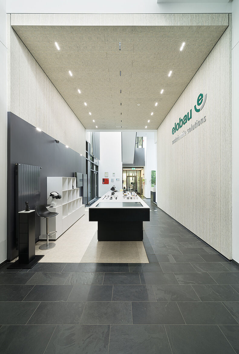 Bild zum Projekt Umbau Foyer Werk I, Fa. elobau Leutkirch