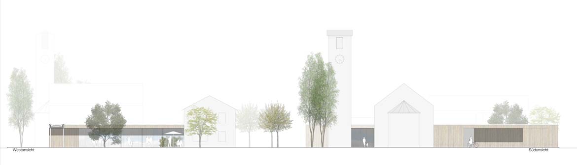 Bild zum Projekt Wettbewerb Neubau Gemeindehaus Marktoberdorf