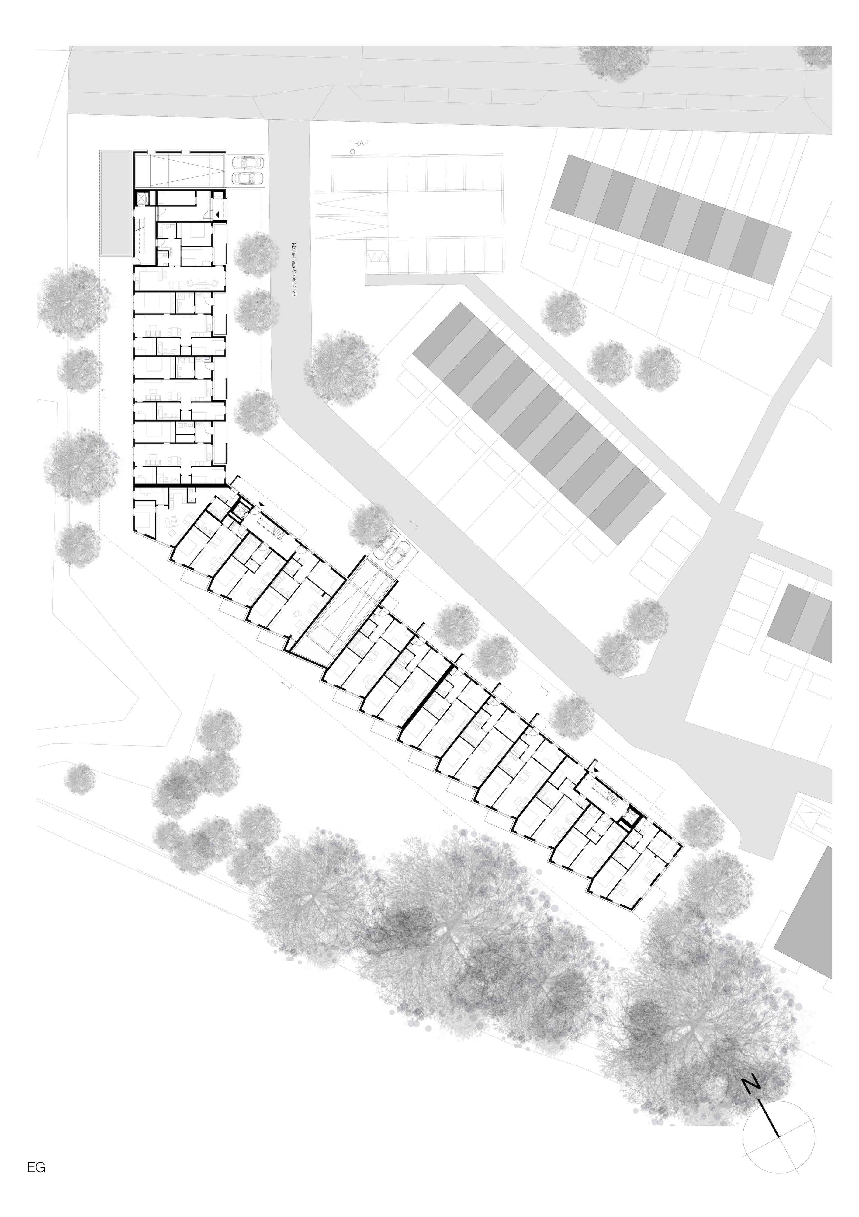 Bild zum Projekt Eichquartier in Nürnberg, Neubau von 66 Wohnungen