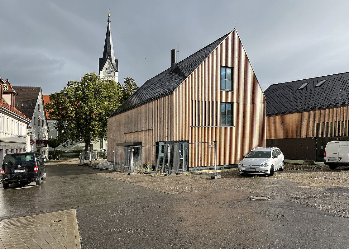 Bild zum Projekt Neubau Gemeindesaal Legau