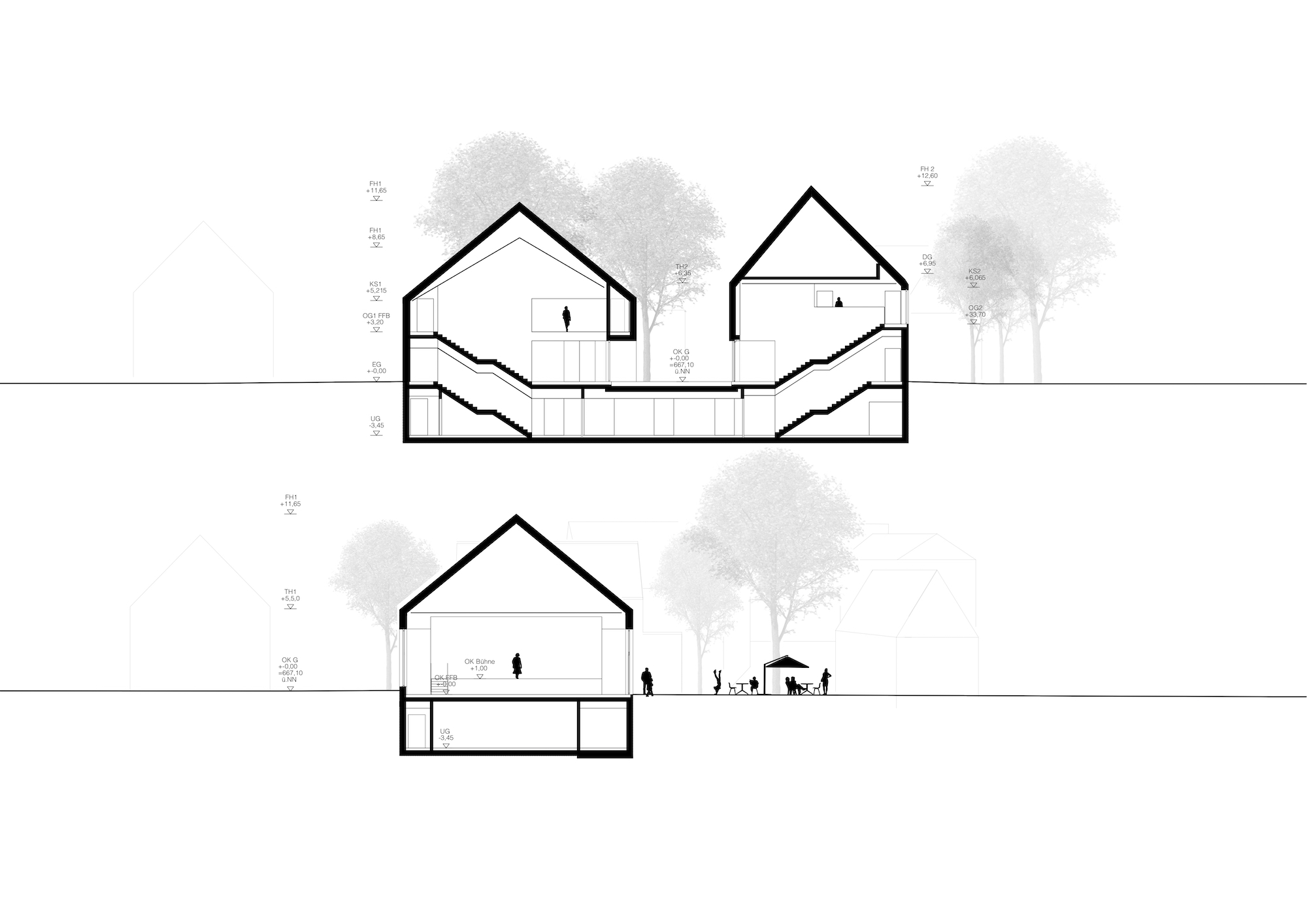 Bild zum Projekt Neubau Gemeindesaal Legau