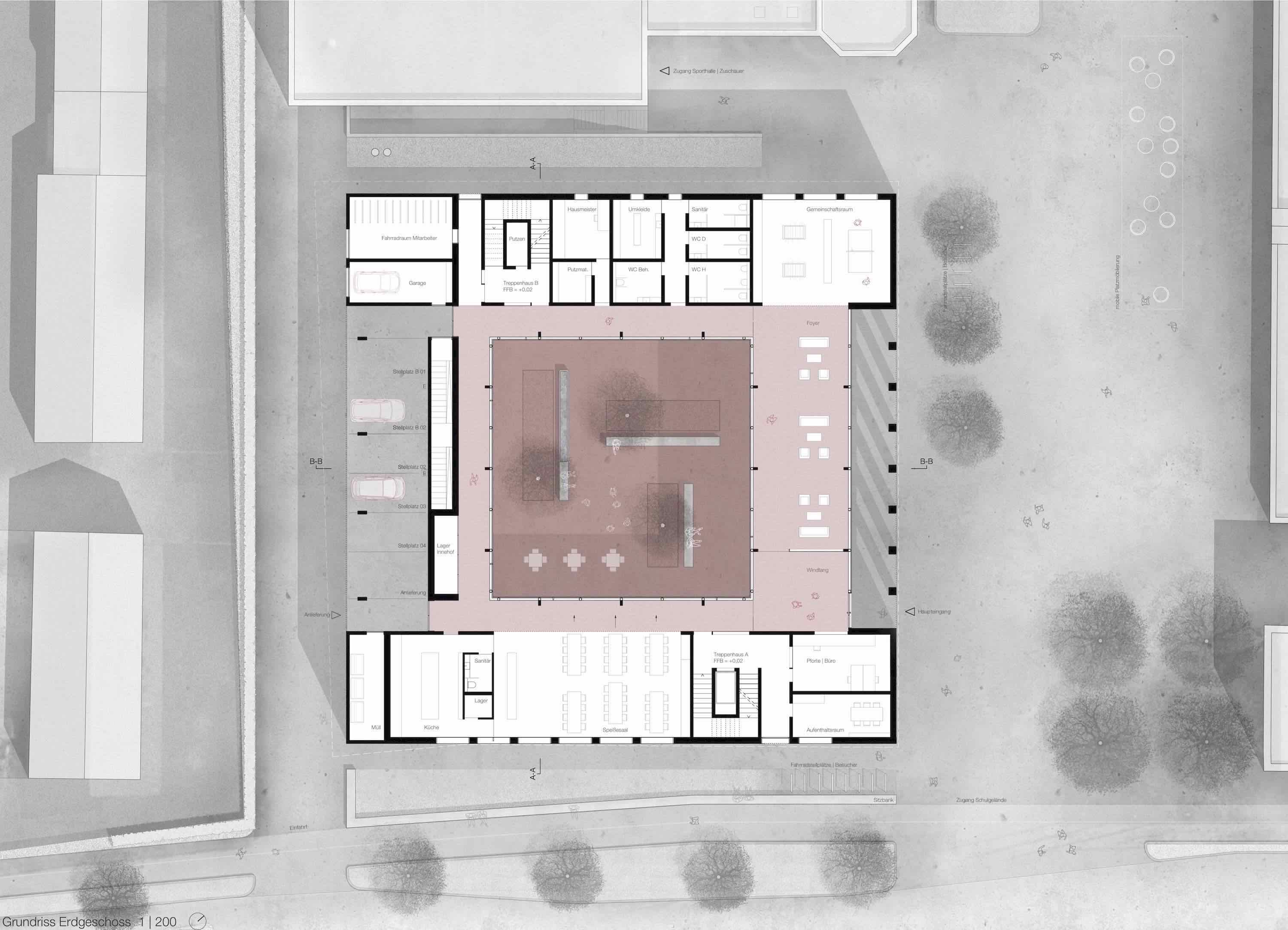 Bild zum Projekt Neubau Schülerwohnheim Biberach