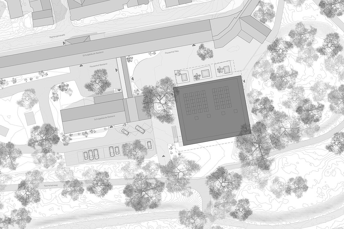 Bild zum Projekt Neubau Einfeld-Sporthalle Reichshainschule Memmingen