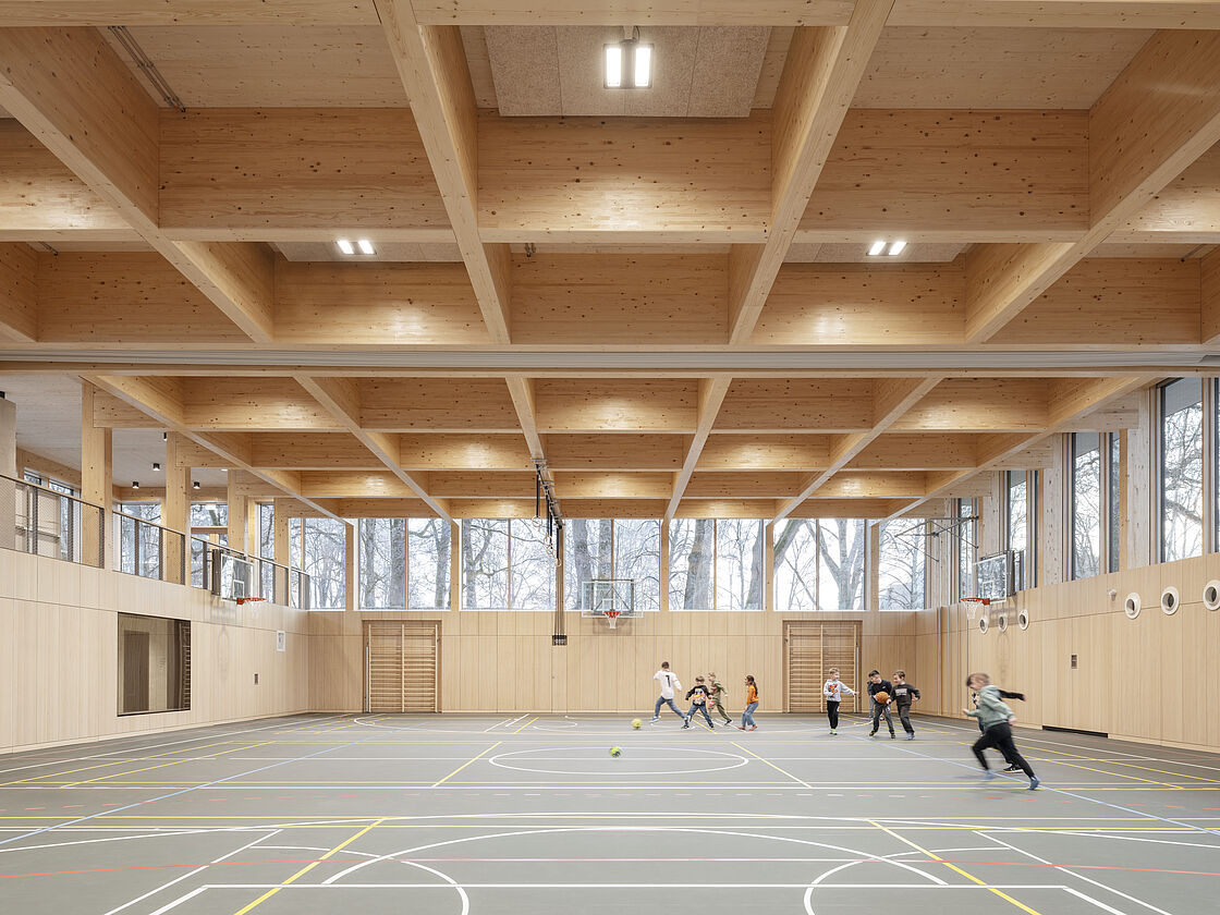 Bild zum Projekt Neubau Einfeld-Sporthalle Reichshainschule Memmingen