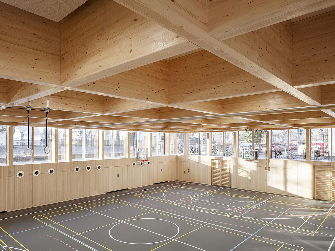 Bild zum Projekt Neubau Einfeld-Sporthalle Reichshainschule Memmingen