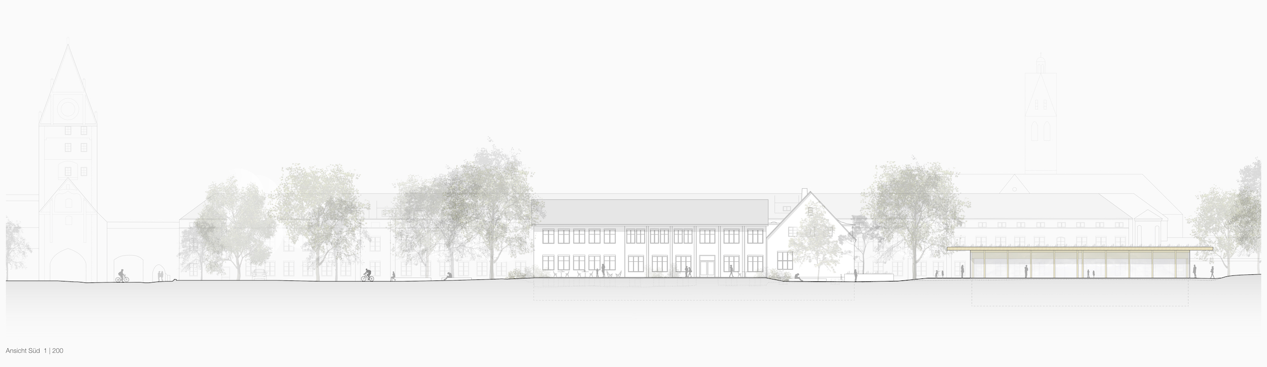 Bild zum Projekt Wettbewerb Neubau Einfeld-Sporthalle Reichshainschule Memmingen
