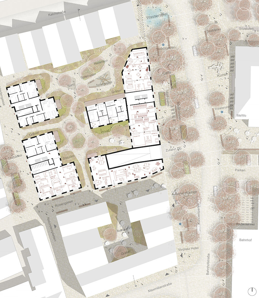 Bild zum Projekt Mehrfachbeauftragung Neuordnung Quartier "Rosenviertel" Memmingen