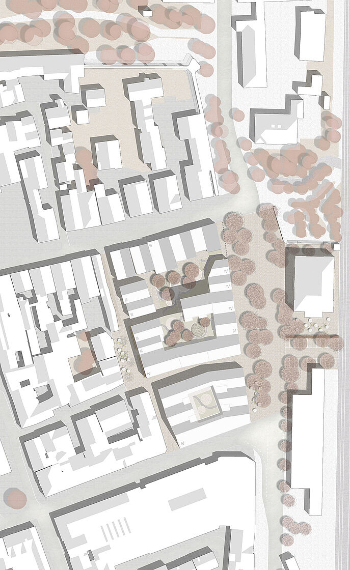 Bild zum Projekt Wettbewerb Neuordnung Quartier "Rosenviertel" Memmingen