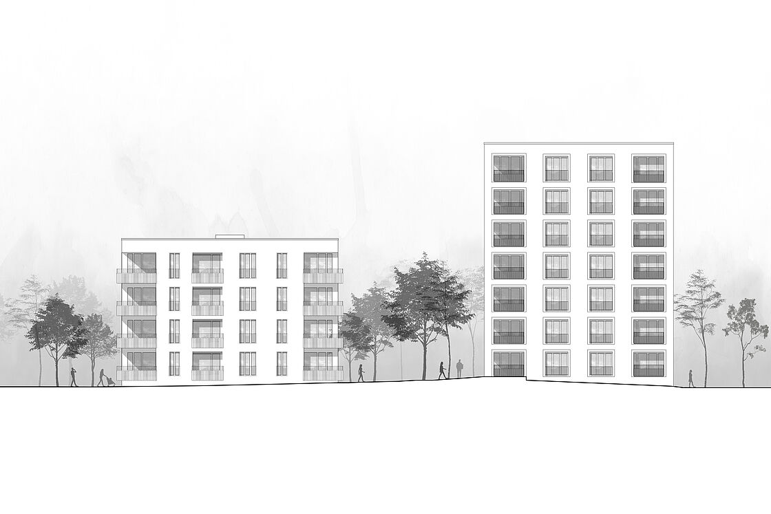 Praesentationsplaene Bild zum Projekt Parkstadt Engelhalde, Kempten