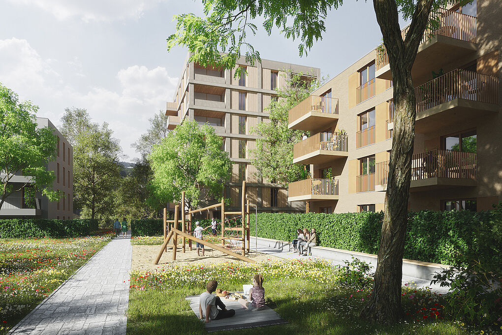 Praesentationsplaene Bild zum Projekt Parkstadt Engelhalde, Kempten
