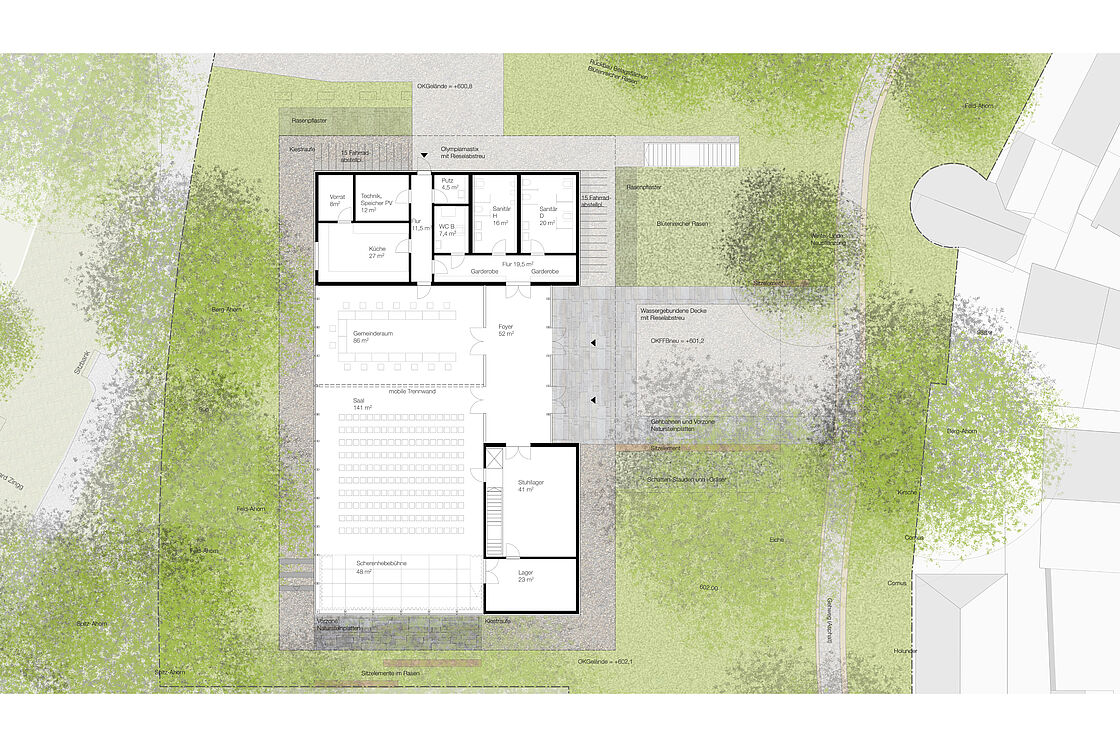 Praesentationsplaene Bild zum Projekt Wettbewerb Neubau Dietrich-Bonhoeffer-Haus Memmingen