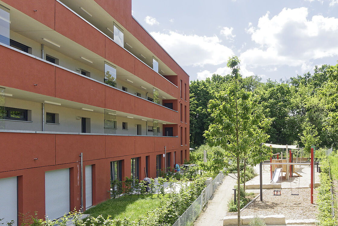 Bild zum Projekt Eichquartier in Nürnberg, Neubau von 66 Wohnungen