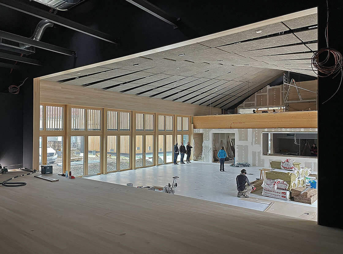 Bild zum Projekt Neubau Gemeindesaal Legau