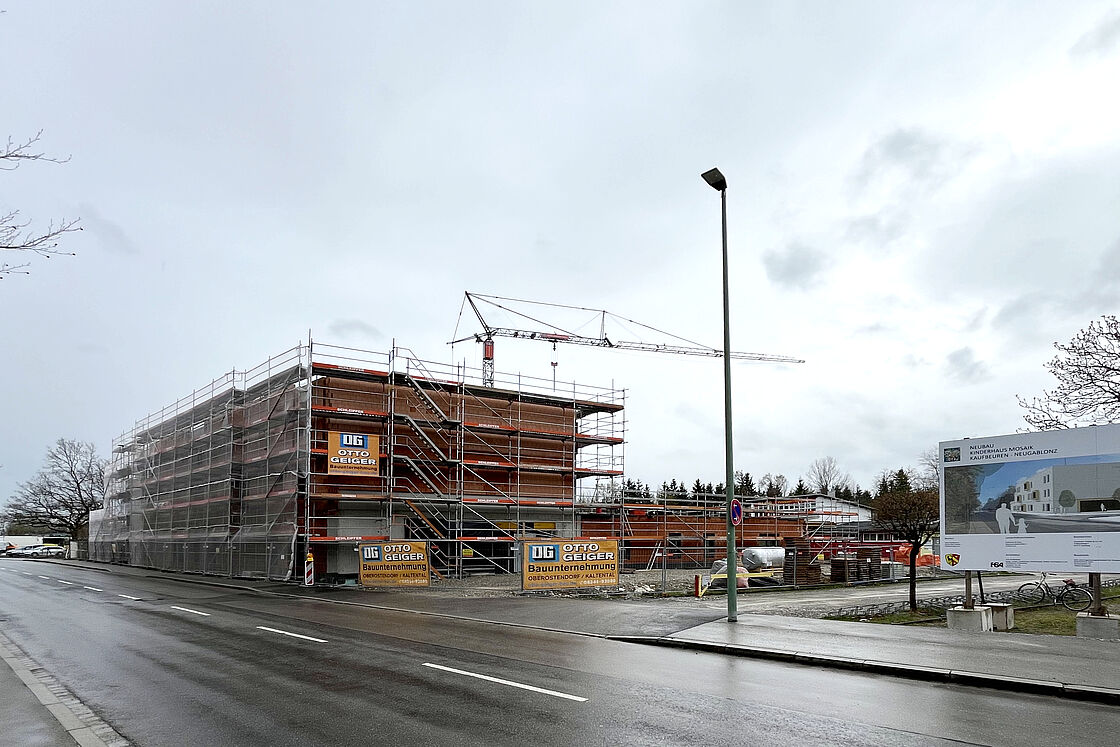 Bild zum Projekt Neubau Kinderhaus Neugablonz