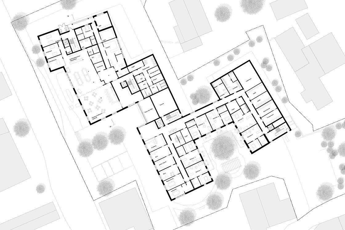 Bild zum Projekt Neubau Postresidenz Altusried